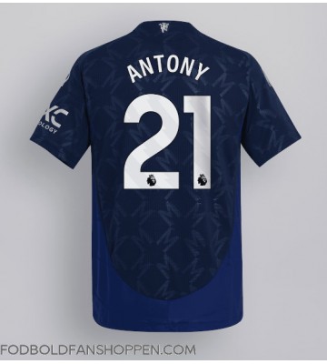 Manchester United Antony #21 Udebanetrøje 2024-25 Kortærmet